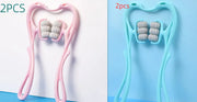 Multifunctional Six-wheel  Manual Neck Massager Massage Relieve Roller Massage Tool null