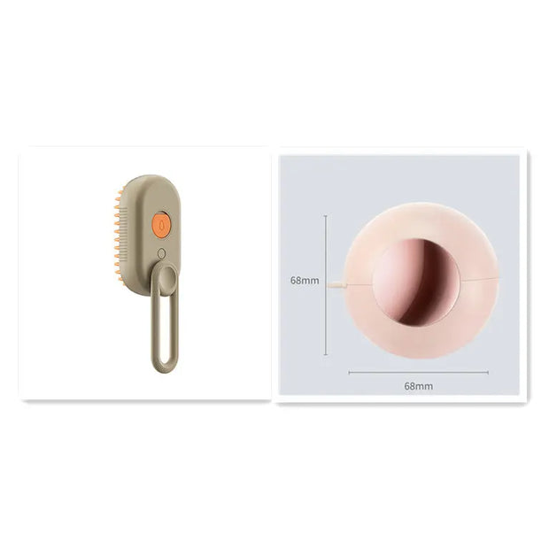 Cat Steam Brush Steamy Dog Brush 3 In 1 Electric Spray Cat Hair Brushes For Massage Pet Grooming Comb Hair Removal Combs Steam Pet Brush null
