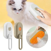 Cat Steam Brush Steamy Dog Brush 3 In 1 Electric Spray Cat Hair Brushes For Massage Pet Grooming Comb Hair Removal Combs Steam Pet Brush null