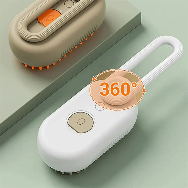 Cat Steam Brush Steamy Dog Brush 3 In 1 Electric Spray Cat Hair Brushes For Massage Pet Grooming Comb Hair Removal Combs Steam Pet Brush null