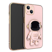 Phone case with a cute robot design on a white background